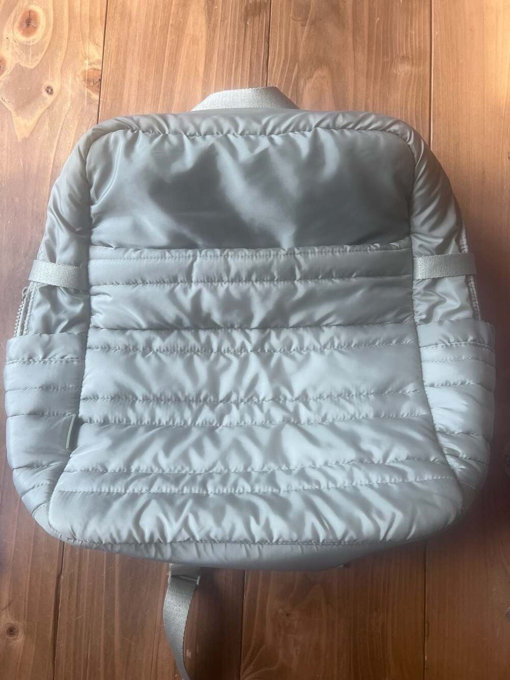 Jason Wu Quilted Puffer Nylon Backpack Sage Green